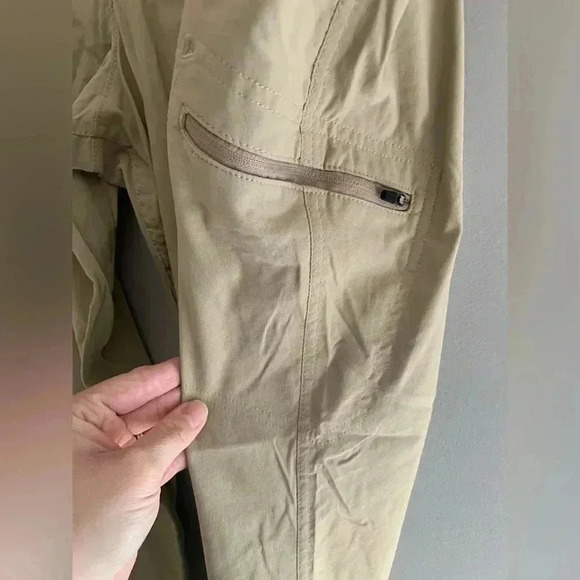 Woman’s Eddie Bauer Tan Rainer Outdoor Moisture Sun Protection Pants  Size 18 - Picture 2 of 8
